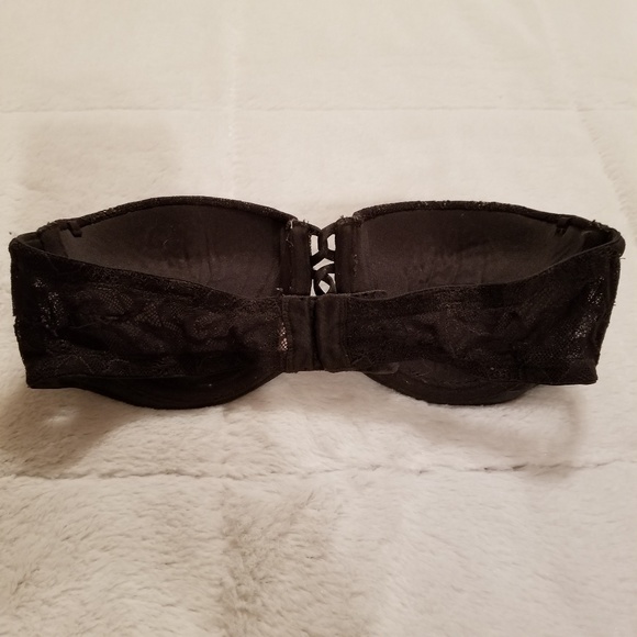 Victoria's Secret Strapless Black Lace Bra - Picture 5 of 8